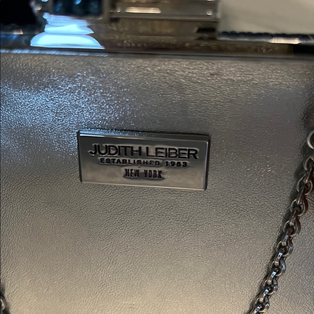 Judith Leiber Sparkling Blue Crystal Clutch - Picture 6 of 13